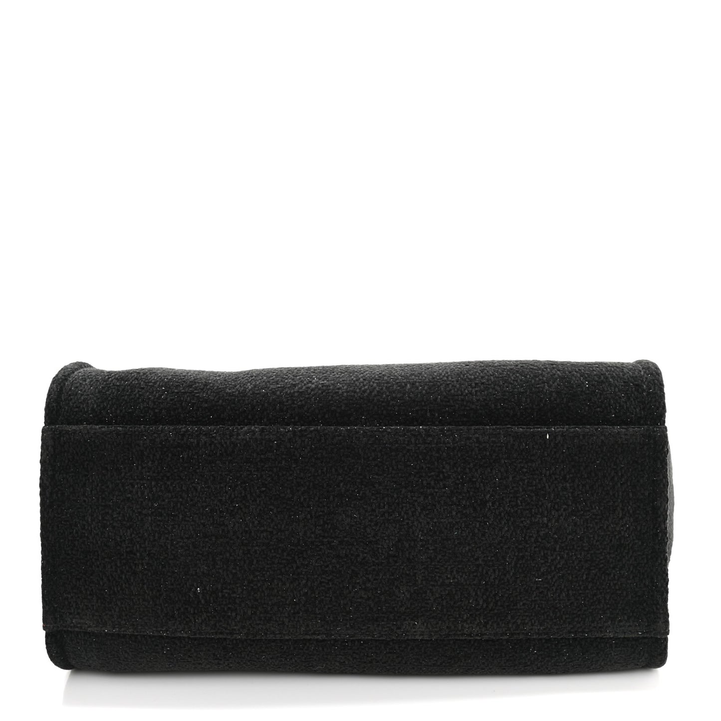 Lurex Boucle Medium Deauville Tote Black