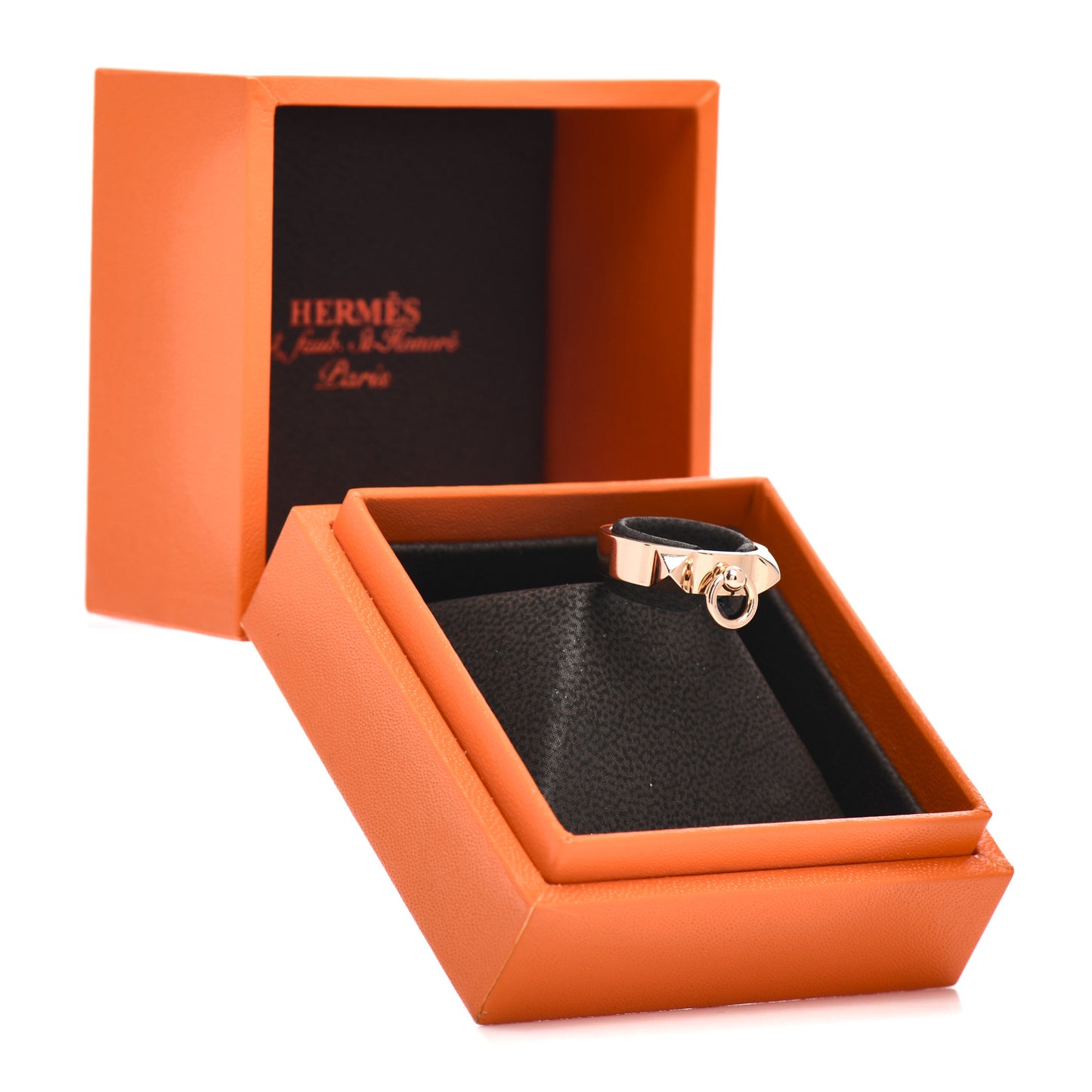 18K Rose Gold PM Collier De Chien Ring 52 6