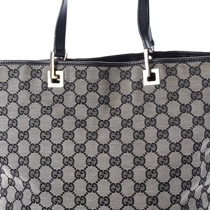 Gucci Monogram Large Bucket Tote Black 10 of 10