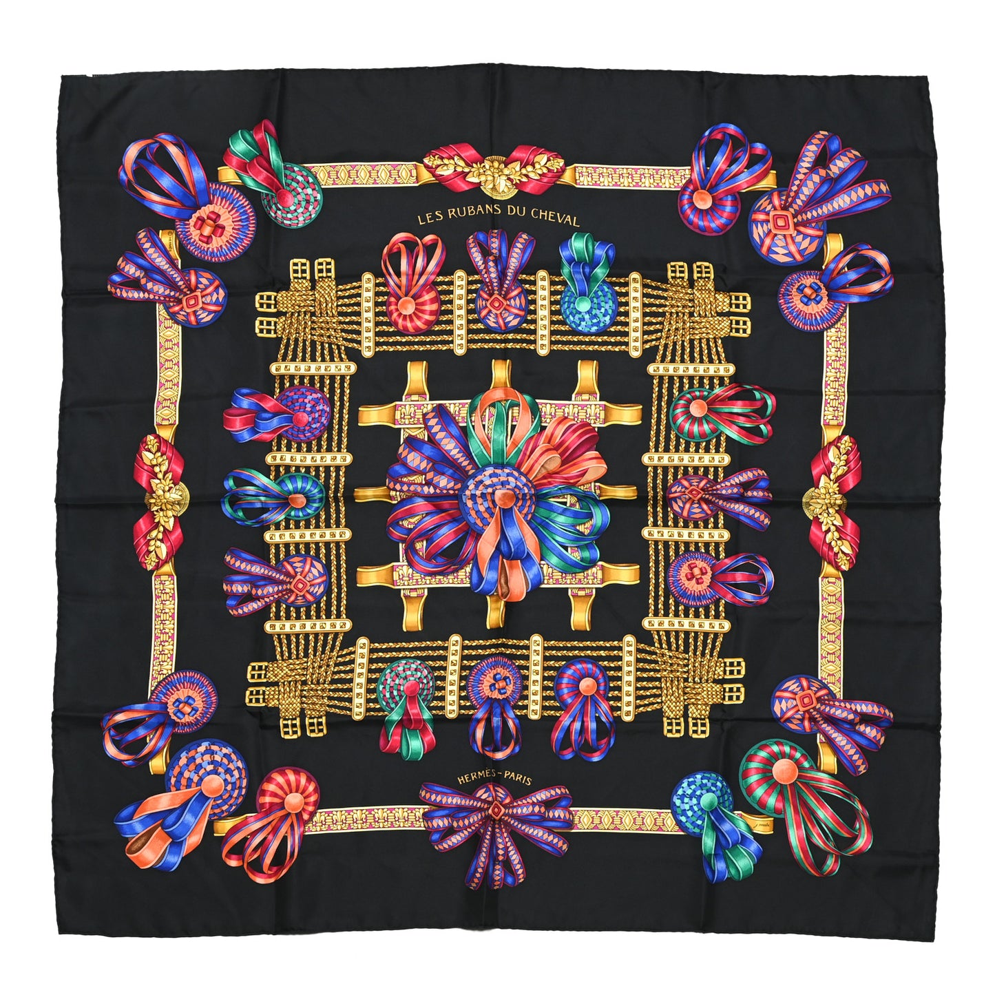 Silk Les Rubans Du Cheval Scarf 90