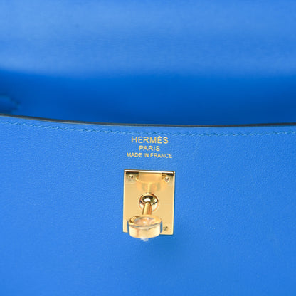 Hermes Swift Kelly Retourne 25 Bleu Zellige 6 of 11