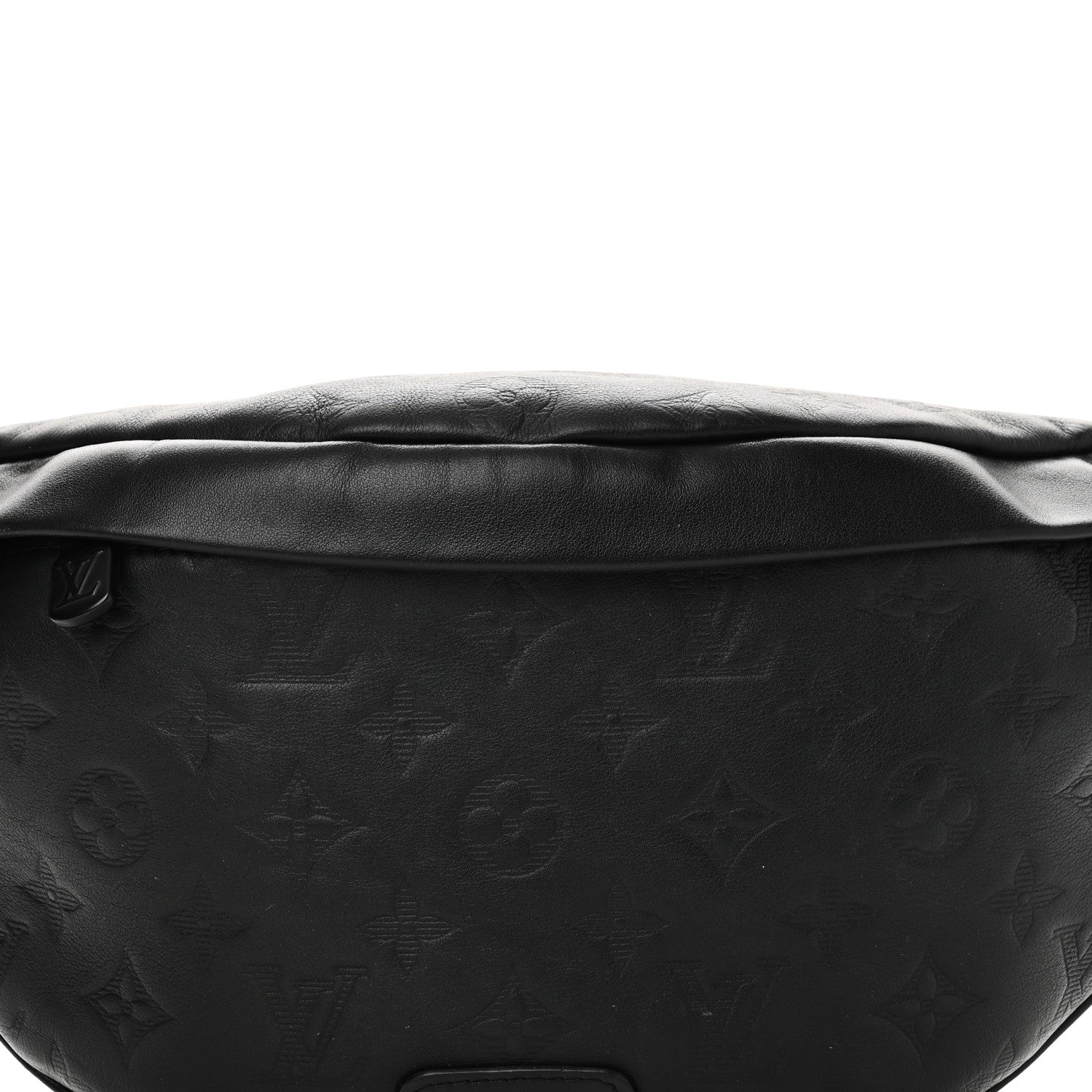 Louis Vuitton Calfskin Monogram Shadow Discovery Bumbag Black 7 of 9