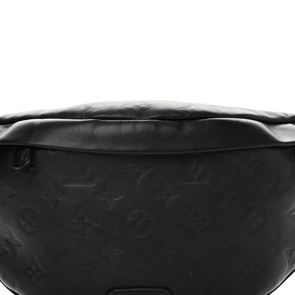 Louis Vuitton Calfskin Monogram Shadow Discovery Bumbag Black 7 of 9