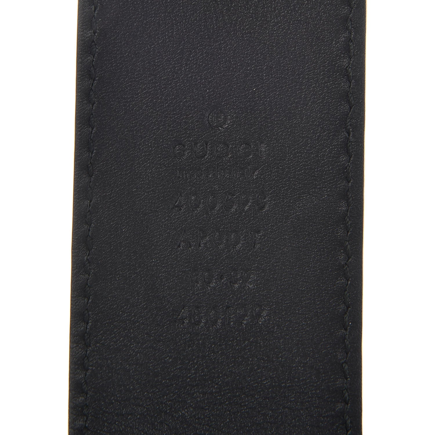 Gucci Calfskin Double G 40mm Belt 80 32 Black 3 of 6
