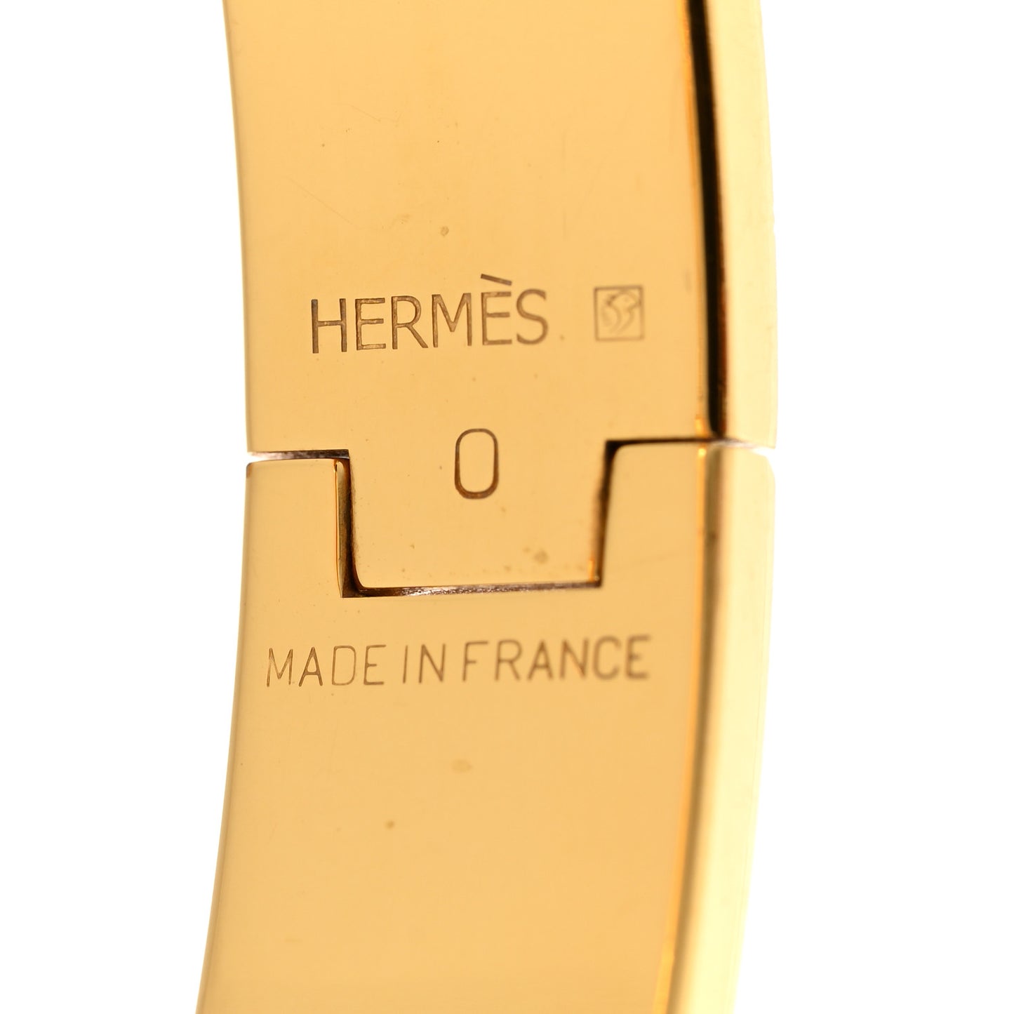 Enamel Narrow Clic Clac H Bracelet PM Orange