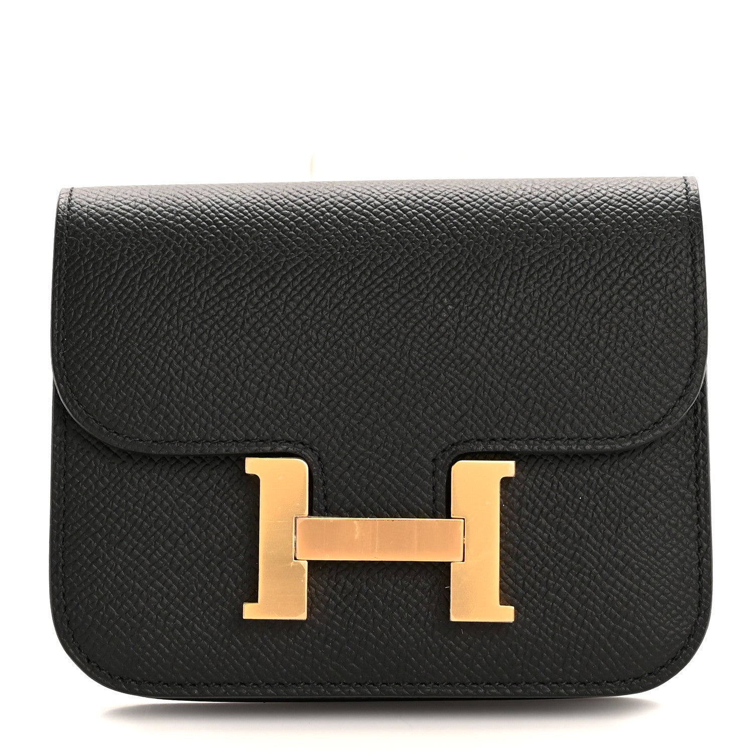 Hermes Epsom Constance Slim Wallet Black 1 of 8