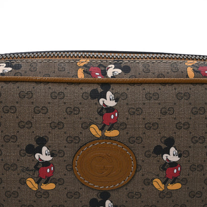 Gucci X DISNEY Mini Vintage GG Supreme Monogram Mickey Mouse Small Belt Bag 85 34 Beige Vintage Sun Oil 8 of 10