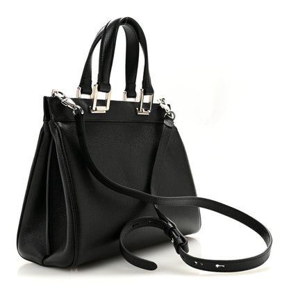 Gucci Grainy Calfskin Small Zumi Top Handle Bag Black 2 of 10