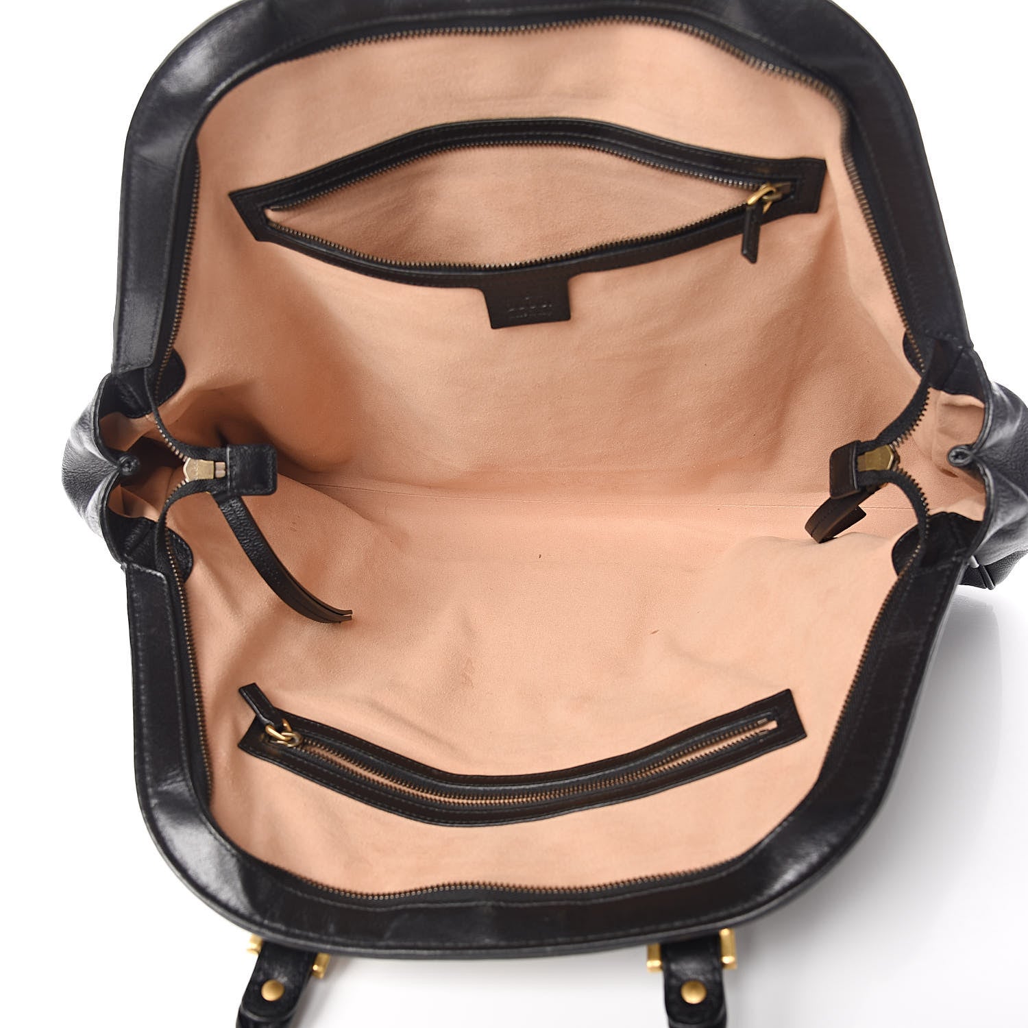Gucci Calfskin Large Re(Belle) Top Handle Bag Black 5 of 10