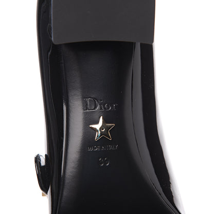 Christian Dior Patent Baby-D Ballet Pumps 39 Black 8 of 9