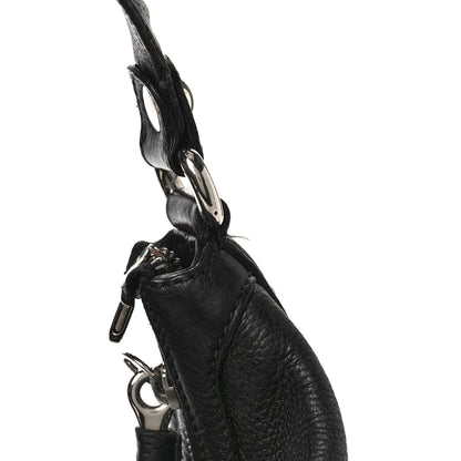 Gucci Calfskin Icon Bit Medium Hobo Black 9 of 14