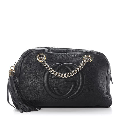 Gucci Pebbled Calfskin Small Soho Bowler Black 1 of 14
