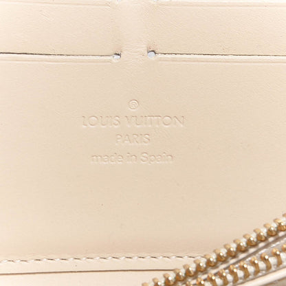 Louis Vuitton Vernis Leopard Zippy Wallet Blanc Corail 6 of 7