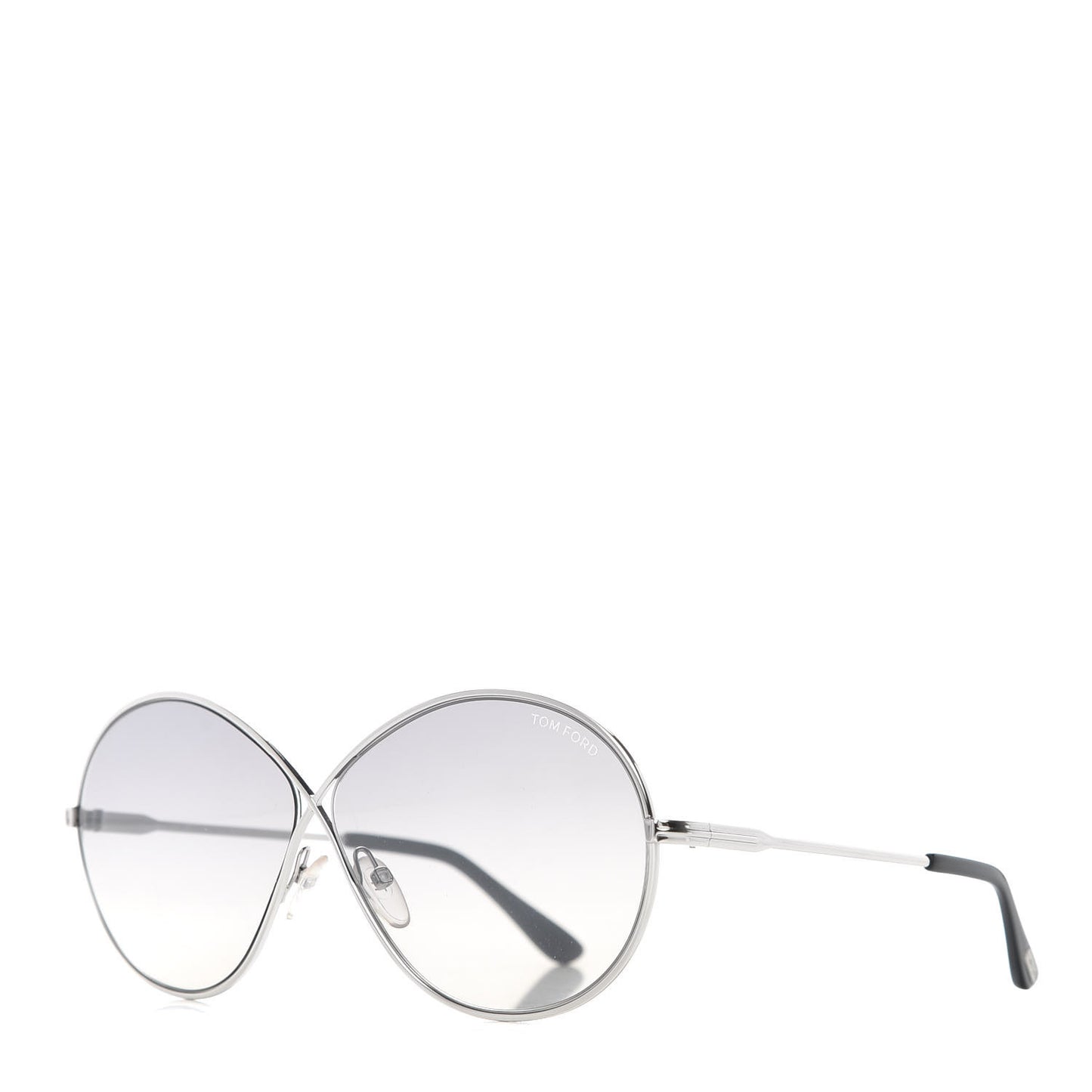 Metal Rania-02 Oval Sunglasses TF564 Silver