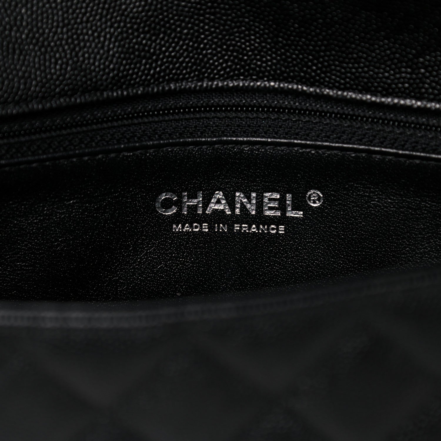 Chanel Caviar Quilted Flap Clutch Black 6 of 11