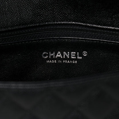 Chanel Caviar Quilted Flap Clutch Black 6 of 11