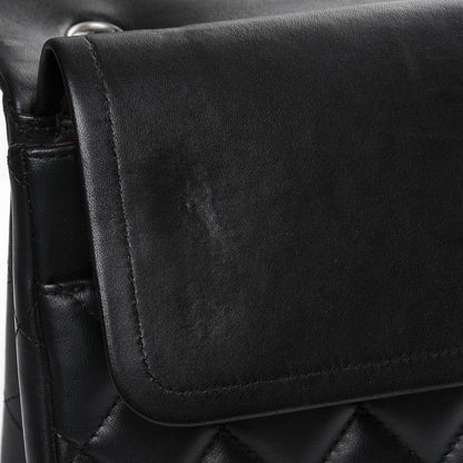 Chanel Lambskin Quilted Maxi Double Flap Black 8 of 8