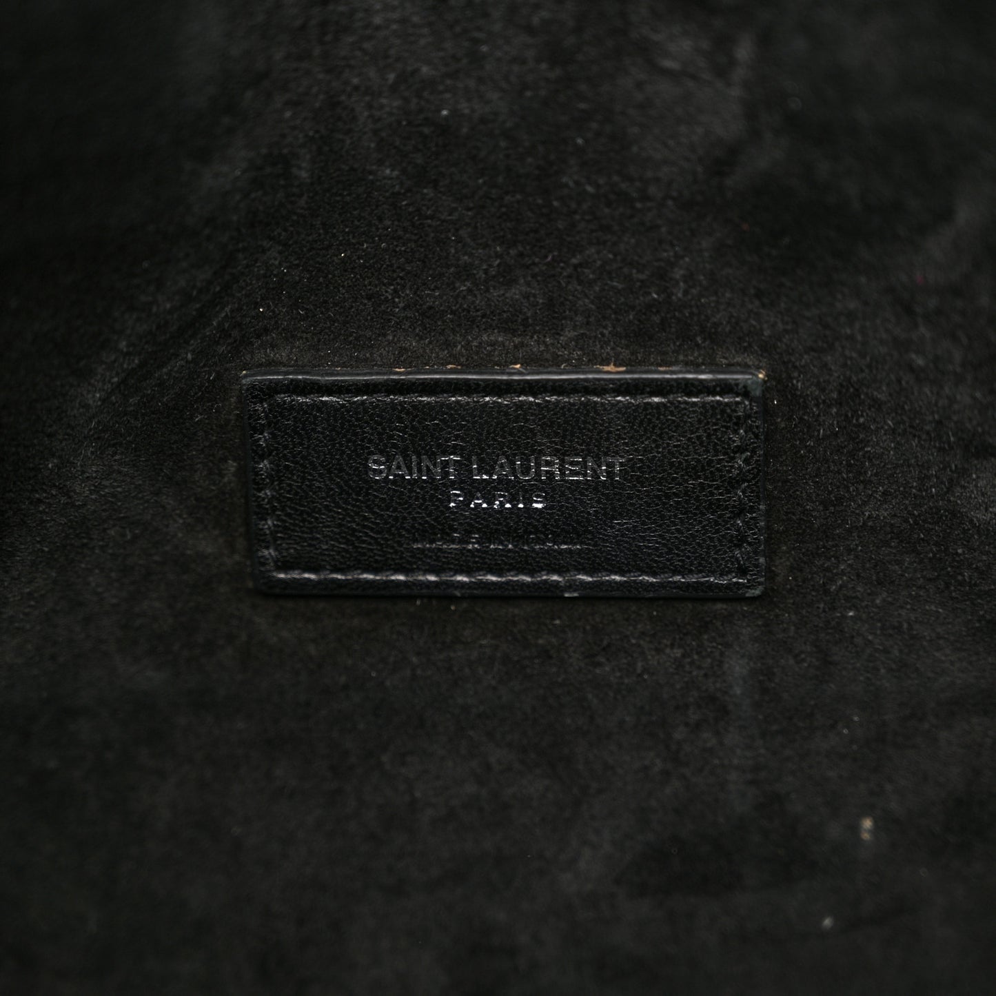 Calfskin Crocodile Embossed Small Supple Sac de Jour Black