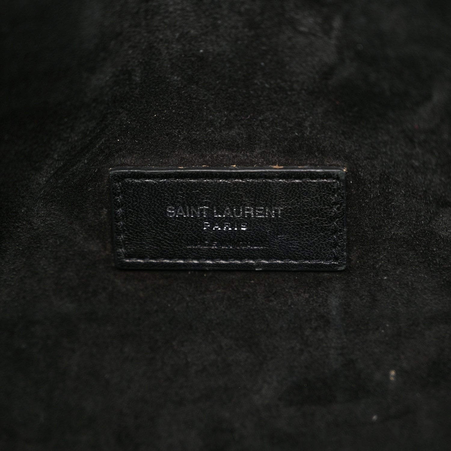 Saint Laurent Calfskin Crocodile Embossed Small Supple Sac de Jour Black 6 of 21