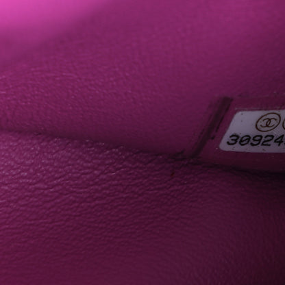 Chanel Lambskin Quilted Mini Square Flap Purple 7 of 10