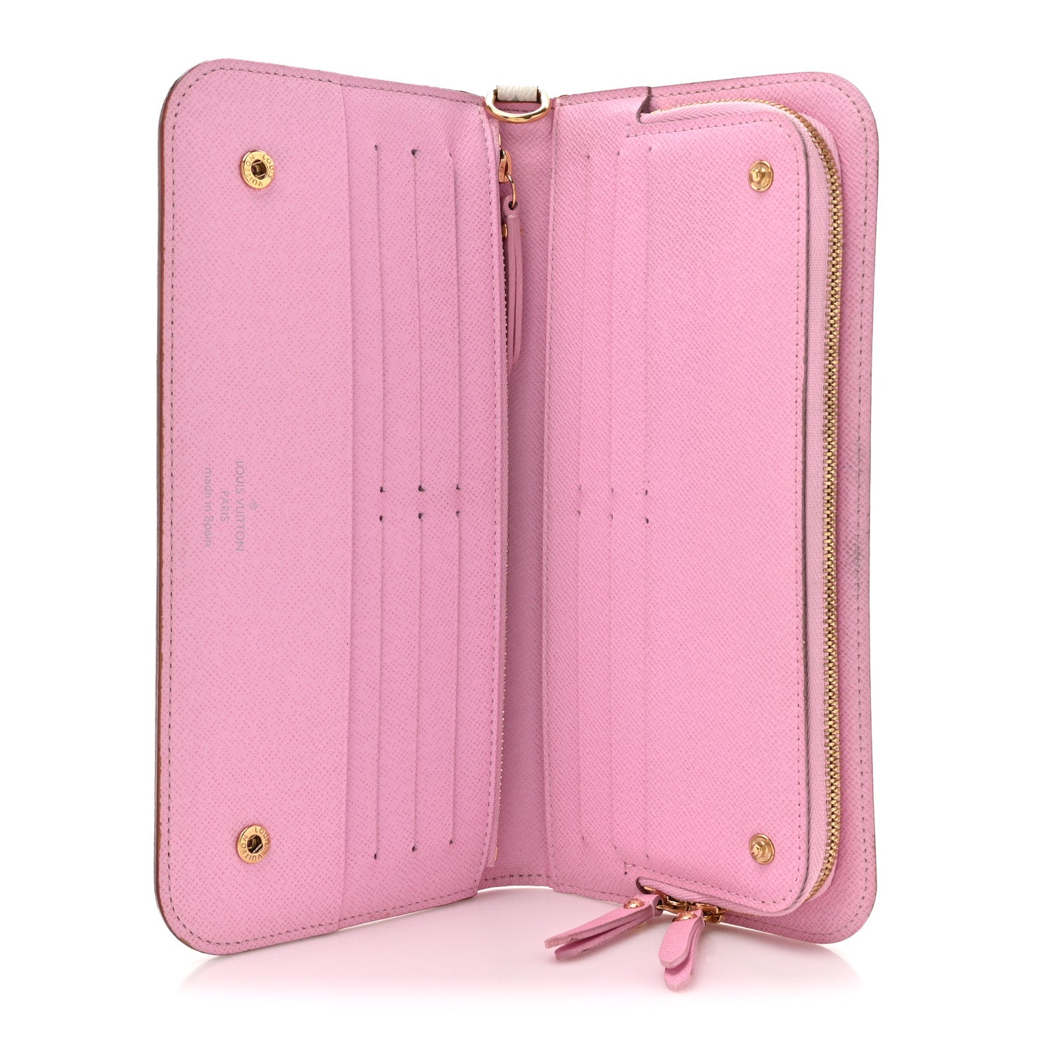 Louis Vuitton Monogram Multicolor Insolite Wallet White Litchi 5 of 13
