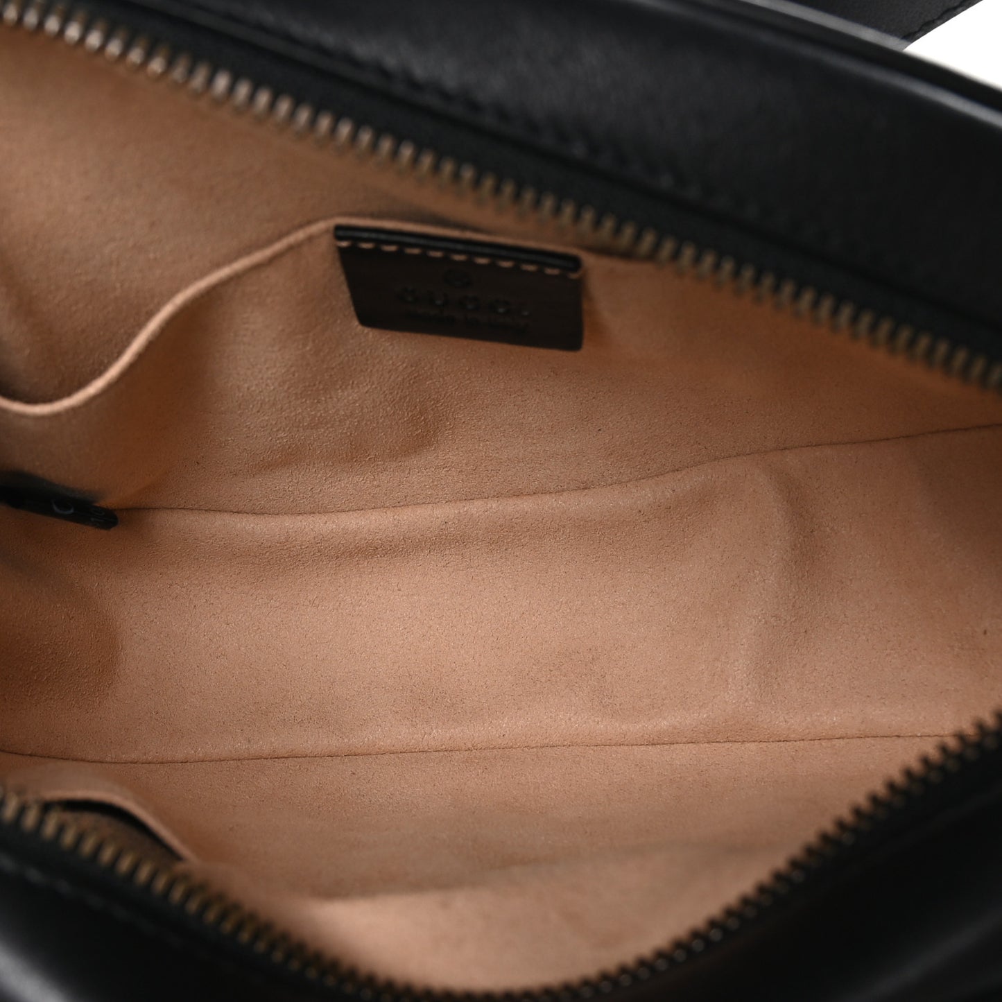 Calfskin Matelasse GG Marmont Belt Bag 95 38 Black