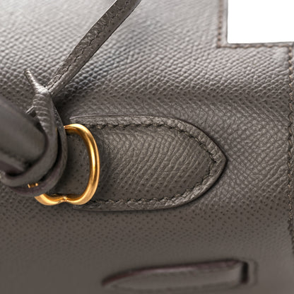 Hermes Epsom Horseshoe Kelly Sellier 32 Etain 10 of 38