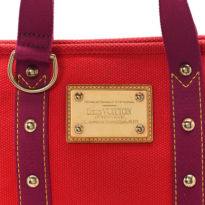 Louis Vuitton Antigua Cabas PM Red 8 of 12