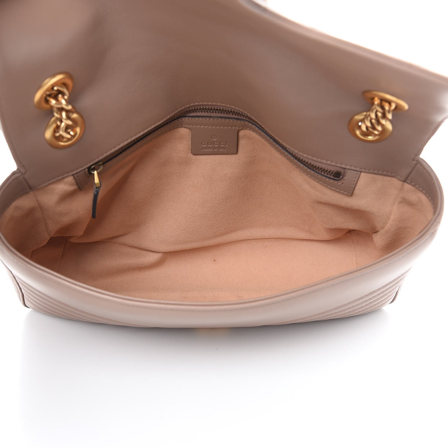 Calfskin Matelasse Medium GG Marmont Shoulder Bag Porcelain Rose