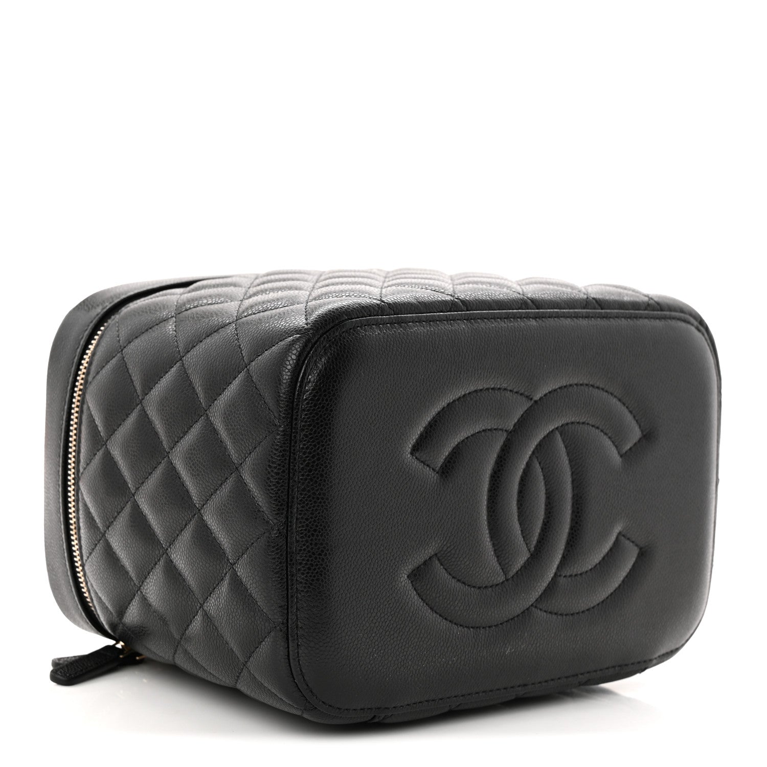 Chanel Caviar Quilted Large Vanity Pouch Black 5 of 8