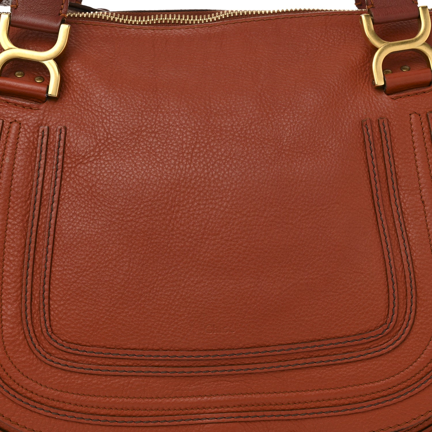 Chloe Calfskin Large Marcie Satchel Maple Leaf 22 of 28