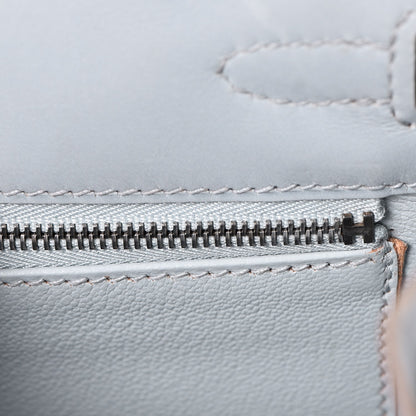 Hermes Box Nepal Kelly Sellier 25 Bleu Arctic 15 of 44