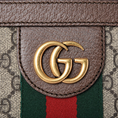 Gucci GG Supreme Monogram Web Medium Ophidia Messenger Bag Brown 12 of 13
