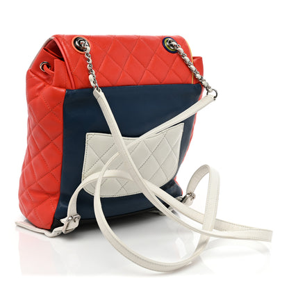 Chanel Lambskin Quilted Small Cuba Urban Spirit Backpack Orange 3 of 12