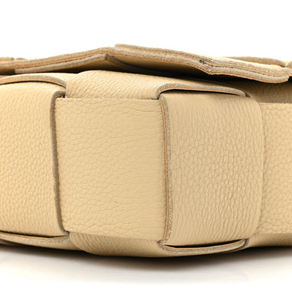 Bottega Veneta Grained Calfskin Maxi Intrecciato Cassette Crossbody Bag Porridge 7 of 13