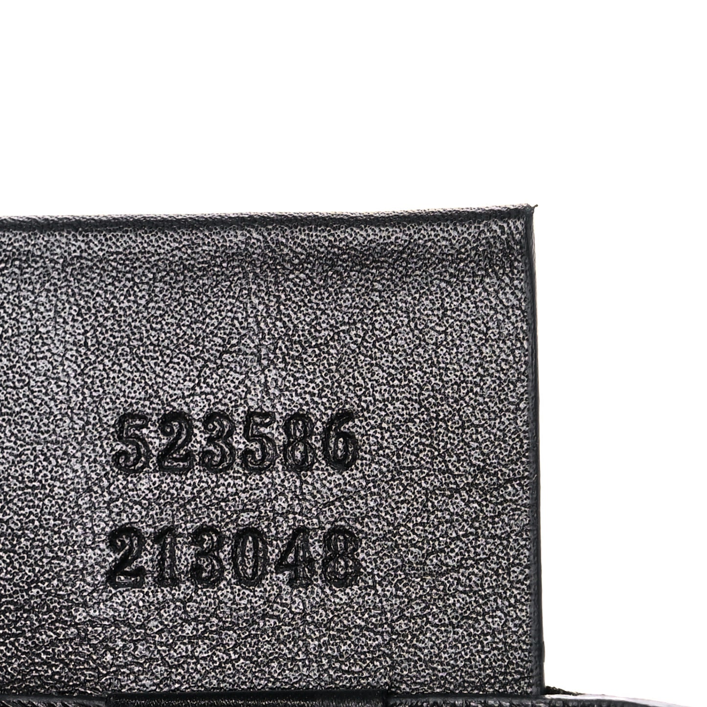 Calfskin Logo Drawstring Backpack Black
