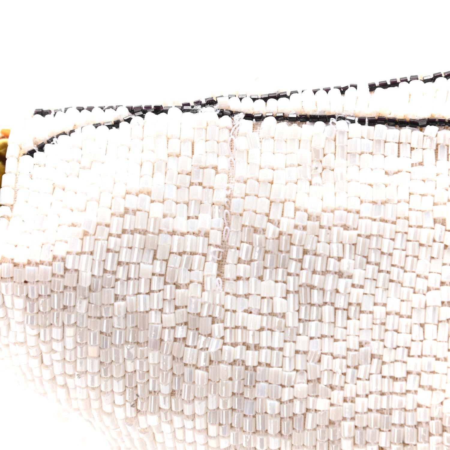 Fendi Beaded Baguette White Black 17 of 17