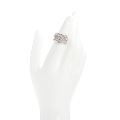 David Yurman Sterling Silver Diamond Confetti 4 Row Ring 49 5 2 of 4