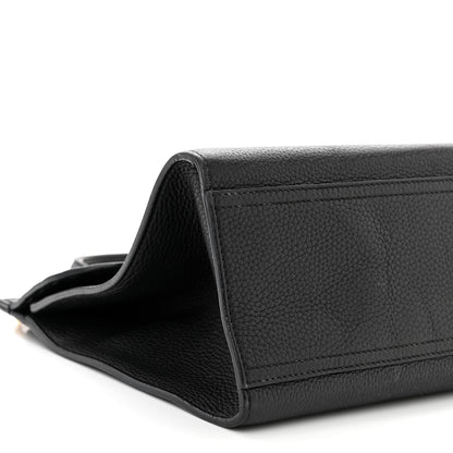 Gucci Calfskin Small GG Marmont Top Handle Bag Black 9 of 14