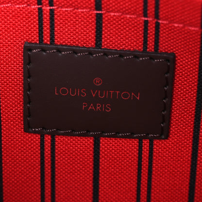 Louis Vuitton Damier Ebene Neverfull MM GM Pochette 6 of 7