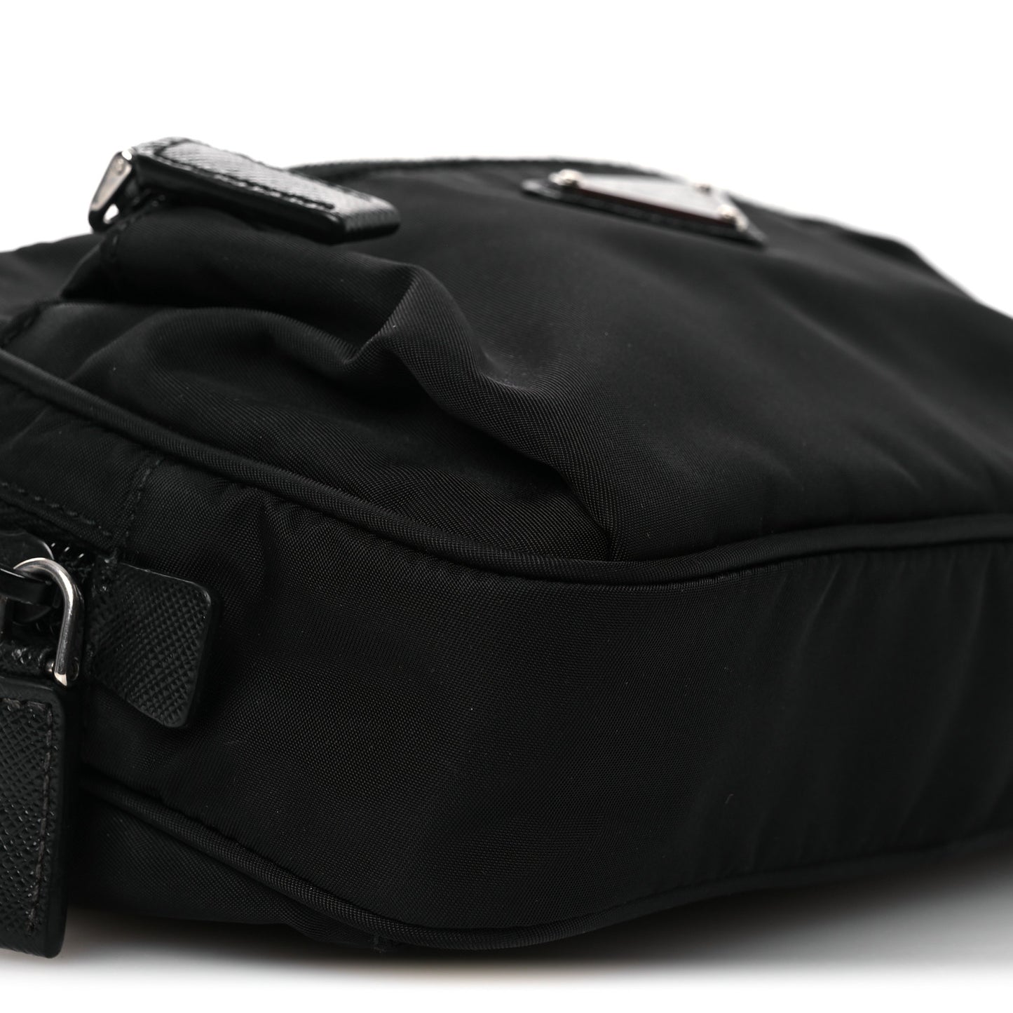 Re-Nylon Saffiano Belt Bag Black