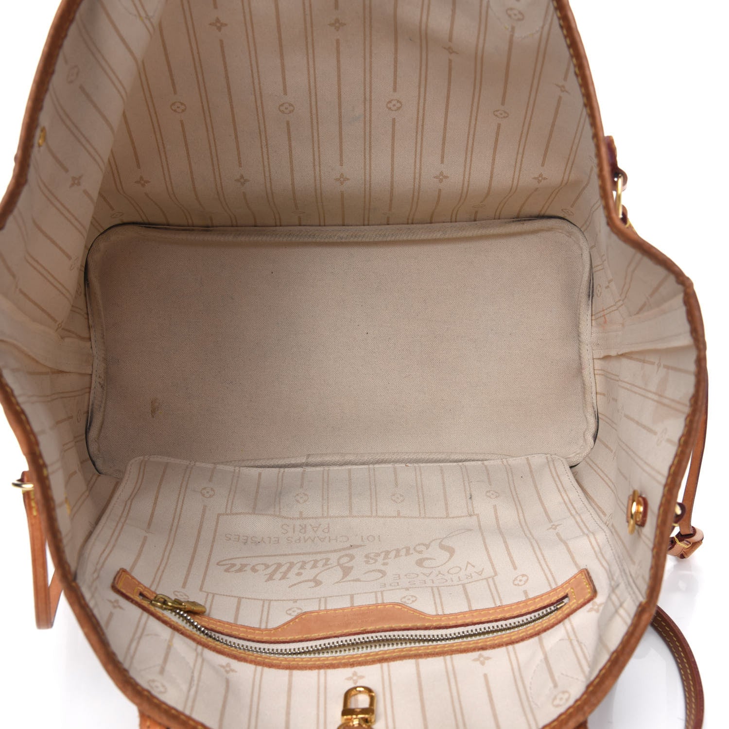 Louis Vuitton Damier Azur Neverfull MM 4 of 12