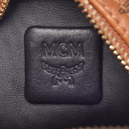 MCM Visetos Side Stud X-Mini Stark Backpack Cognac 6 of 11