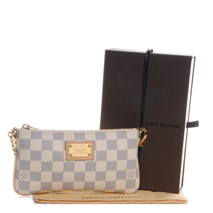 Louis Vuitton Damier Azur Pochette Milla MM 5 of 10