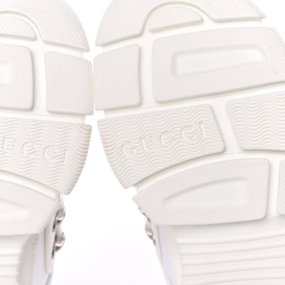 Gucci X SEGA Mesh Calfskin Suede Womens Flashtrek Sneakers 36.5 Great White 6 of 11