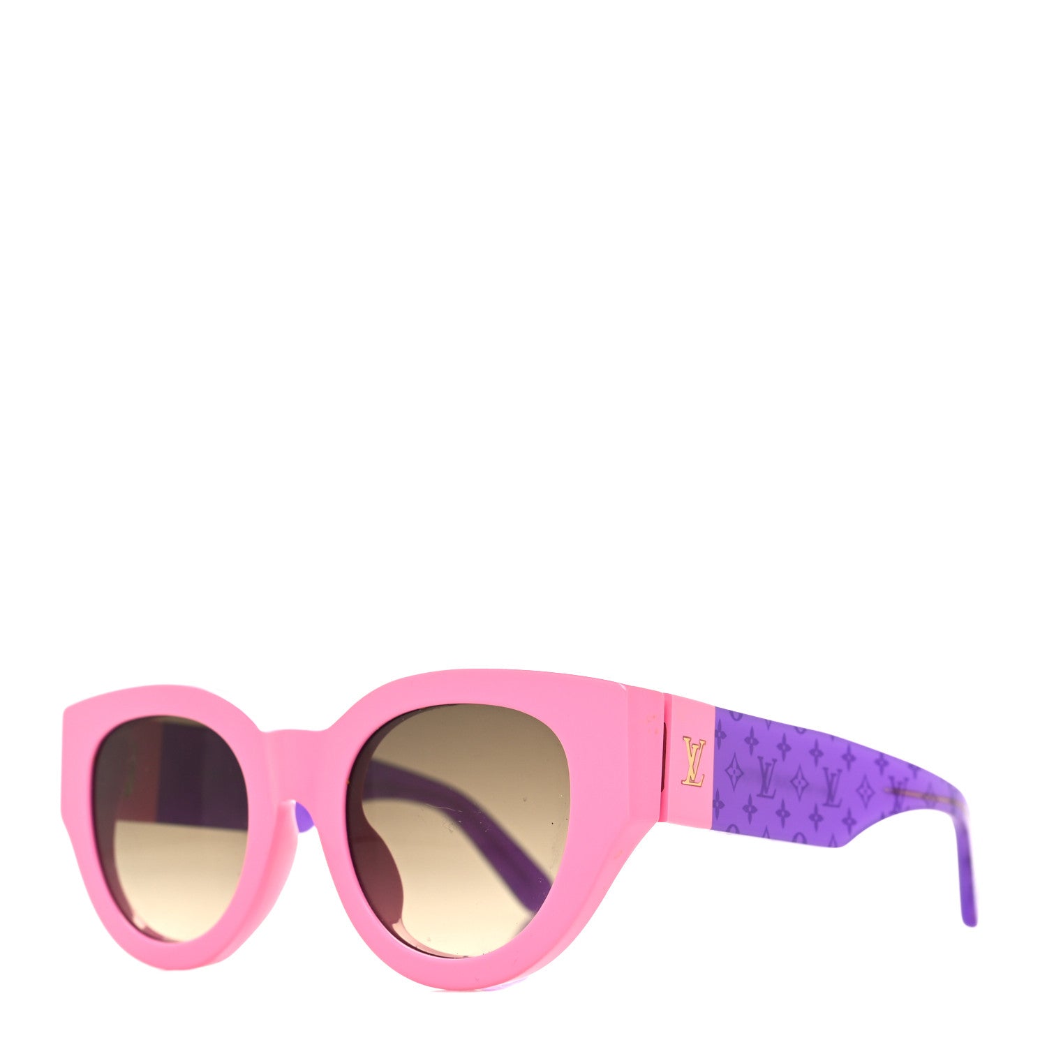 Louis Vuitton Acetate Dunes Sunglasses Z1545E Rose Violet 1 of 7