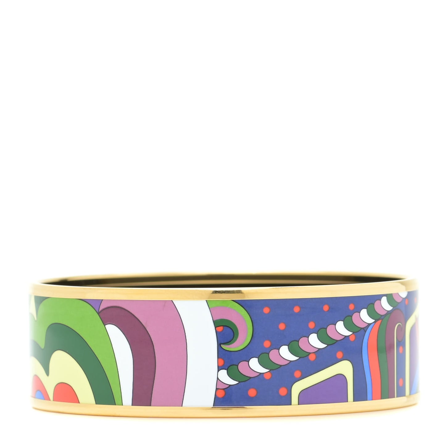 Enamel Printed Wide Bracelet 70