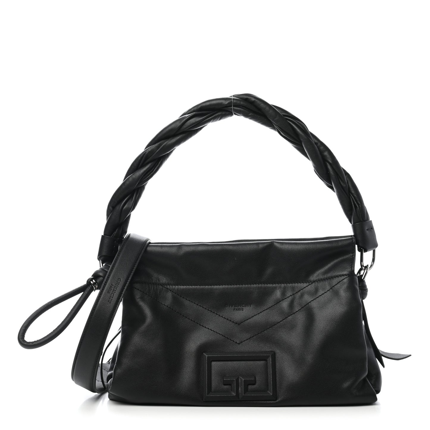Calfskin Medium ID93 Satchel Black