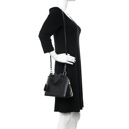 Louis Vuitton Epi Alma BB Black 2 of 9
