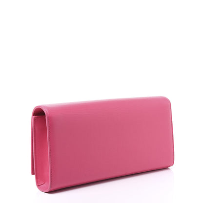 Saint Laurent Grain De Poudre Classic Monogram Cassandre Clutch Lipstick Fuchsia 2 of 8
